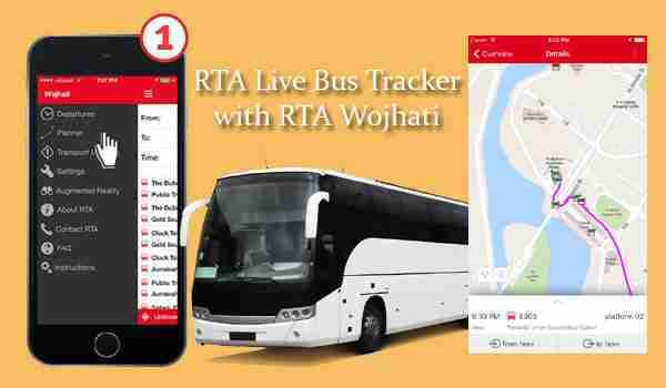 RTA Live Bus Tracker with RTA Wojhati