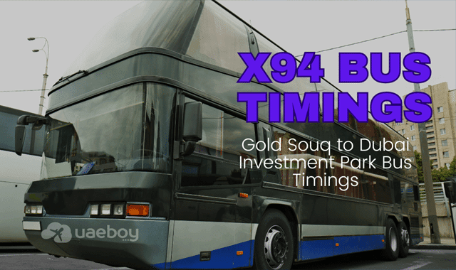 Gold Souq to Dubai Investment Park bus Timings