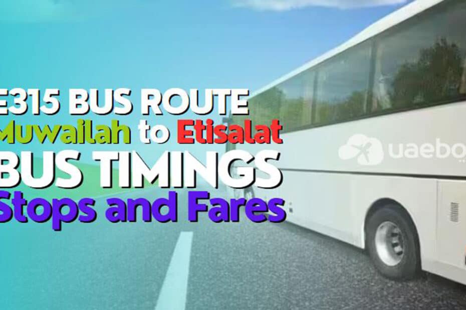 Muwailah to Etisalat Bus Timings