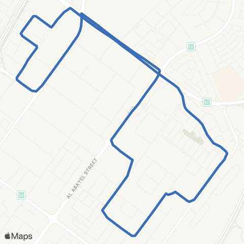 Onpassive Bus Terminus to Al Qouz Ind'l Area 2 Bus Route Map