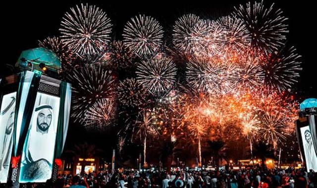 What is the Timing of Today's Sheikh Zayed Festival Fireworks